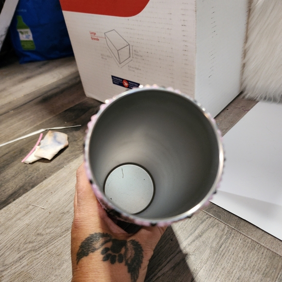 BRAND NEW DOUBLE WALL STAINLESS STEEL RHINESTONE TUMBLER 20OZ - Picture 4 of 5